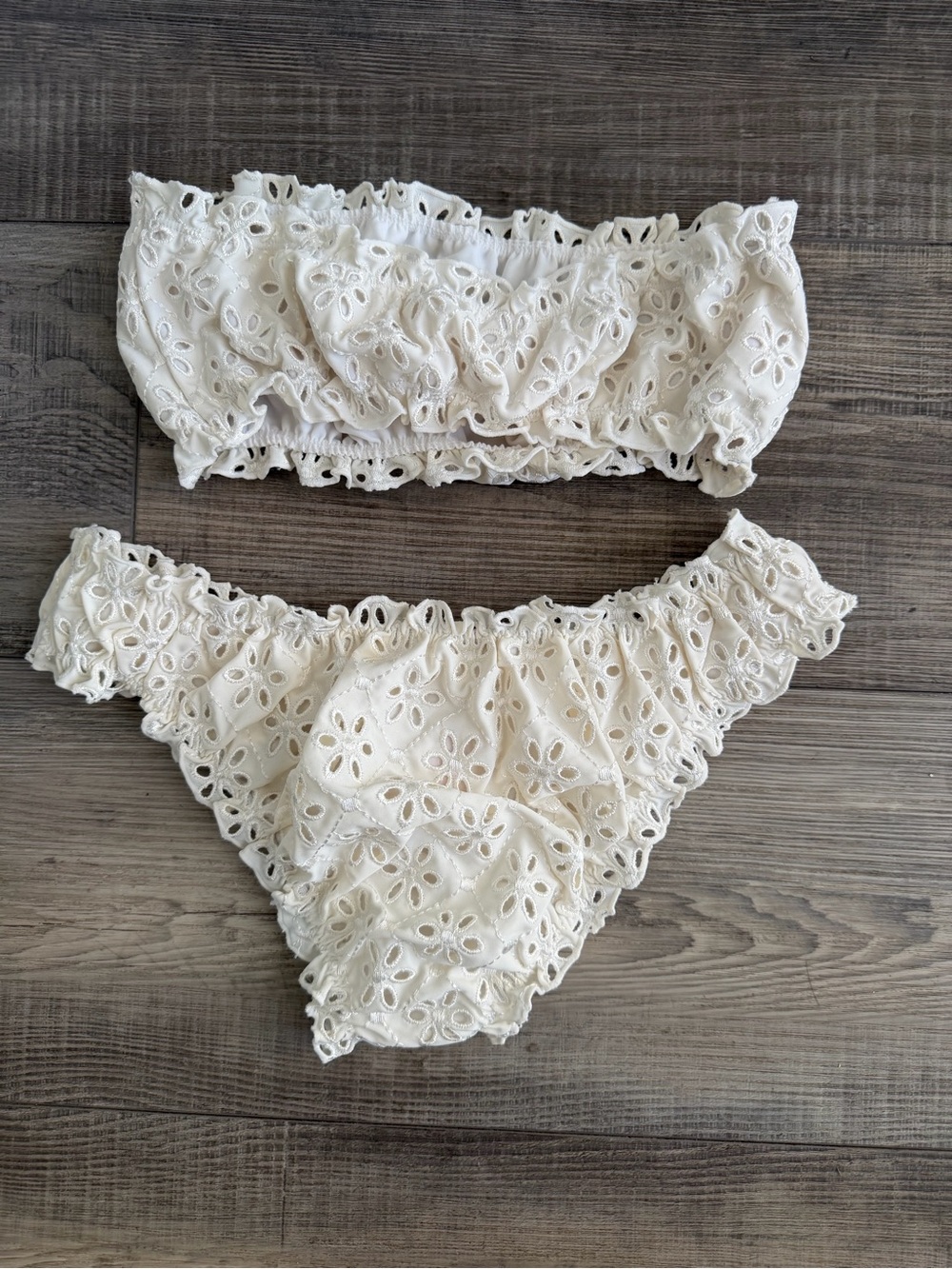 Juillet Eyelet Ruffled Bikini - Picture 3 of 5